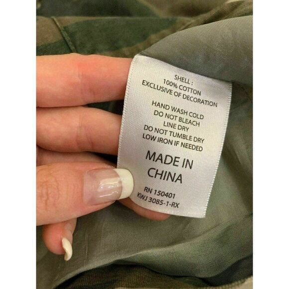 Me. N. U. Girls Camouflage Long Sleeve jacket - Picture 7 of 7